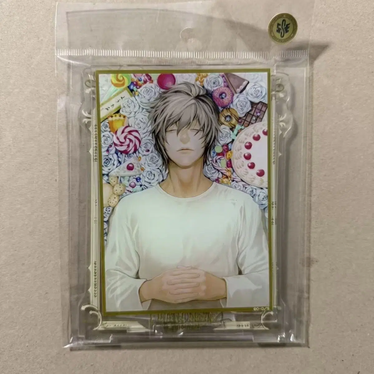 데스노트 L 엘 디저트 영정사진 아크릴 스탠드 일본 전시회 한정