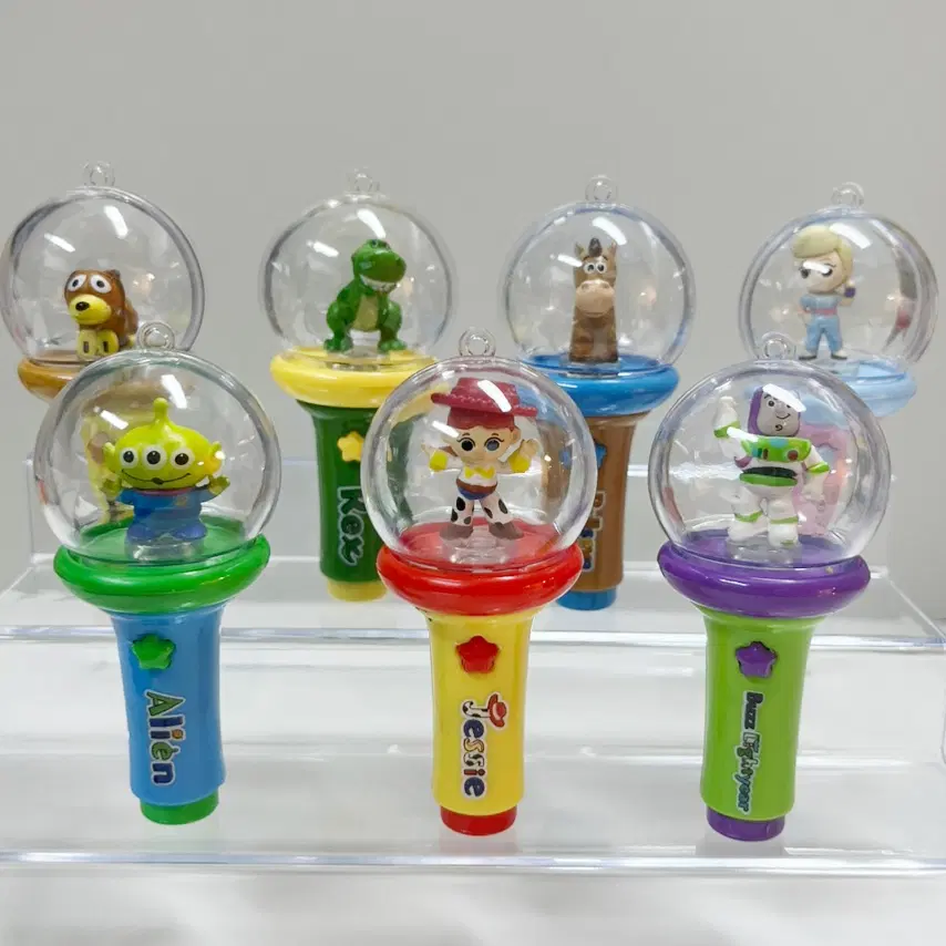 토이스토리 응원봉 LED 키링