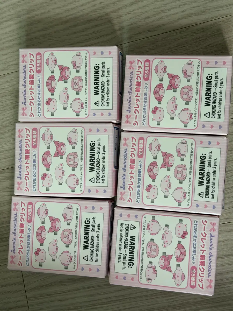 산리오 사쿠라 벚꽃 헤어핀
