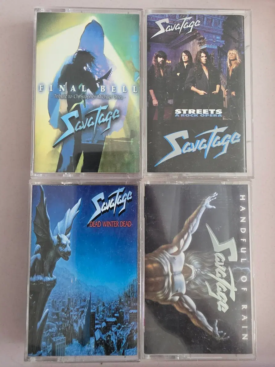 A.[개봉/카세트테이프] SAVATAGE 4종 세비티지