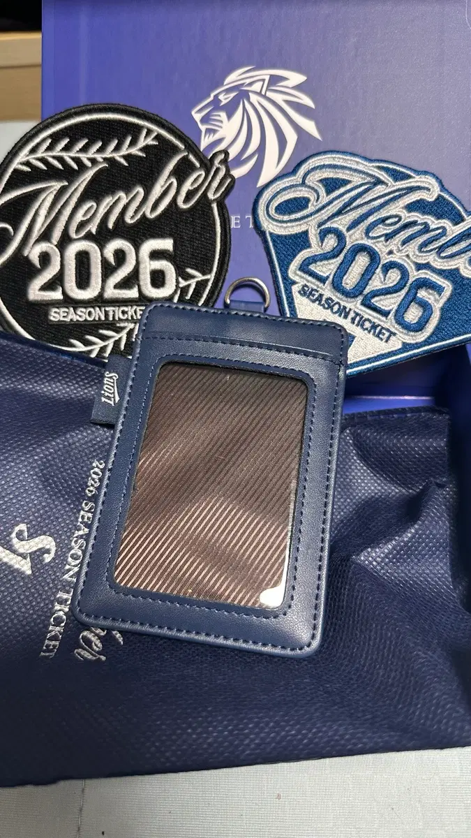 삼성라이온즈 2026 시즌권 키트(패치, 카드홀더)