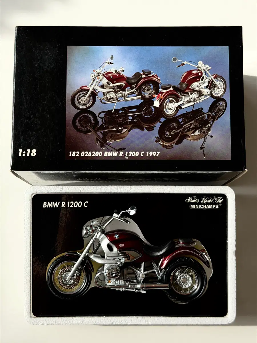 1/18 BMW R 1200 C 다이캐스트 미니챔프
