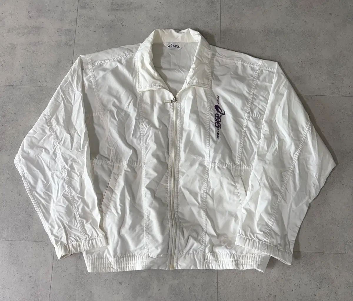 Asics Cool Classic Windbreaker White L