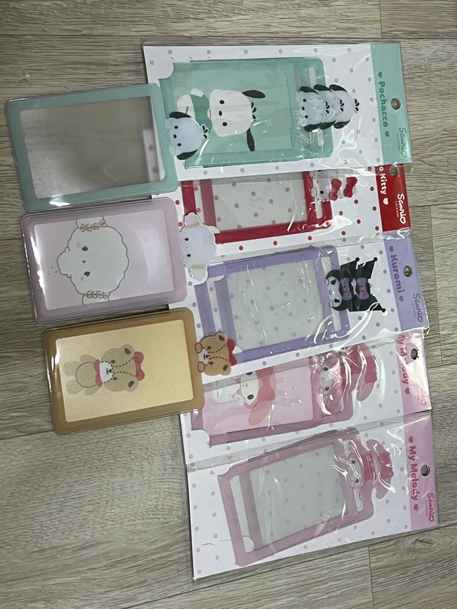산리오 포카홀더 일괄 판매합니다(개별가능)