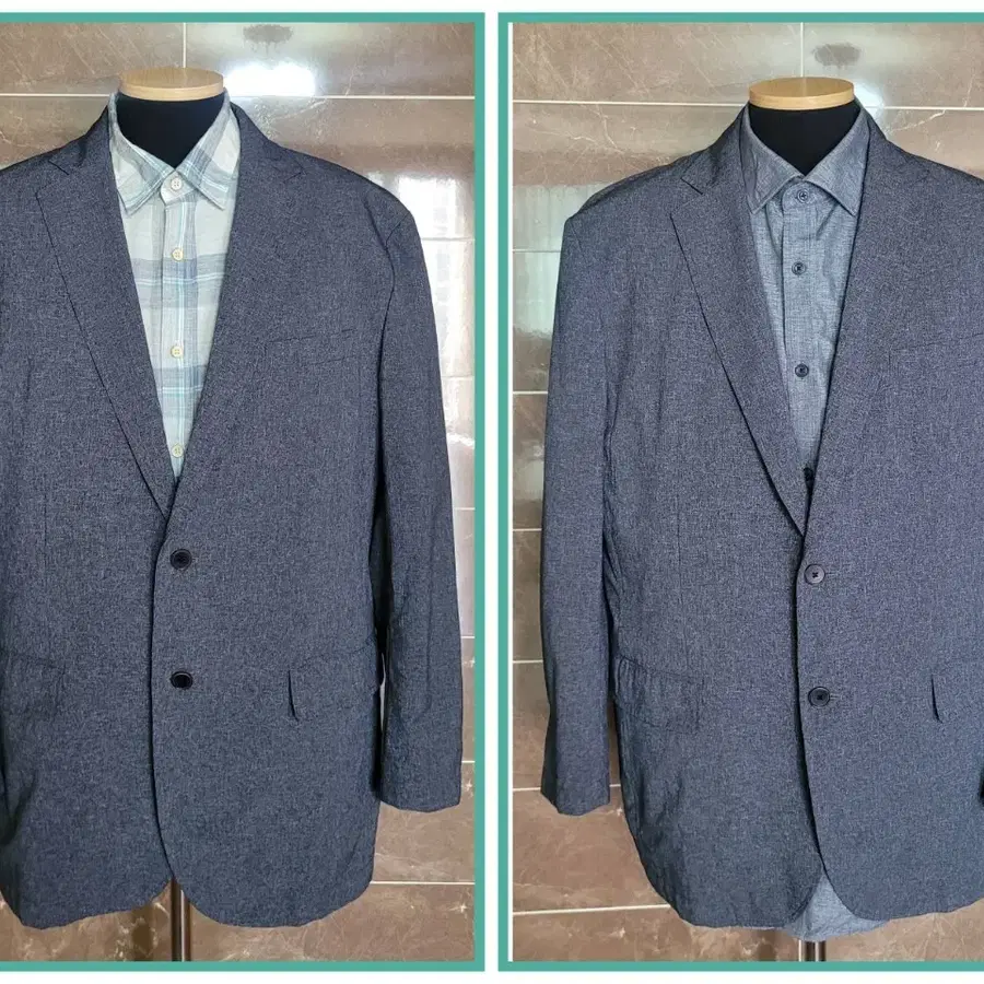 남성105~110사이즈)로가티스 그린 스마트 자켓(여름용)