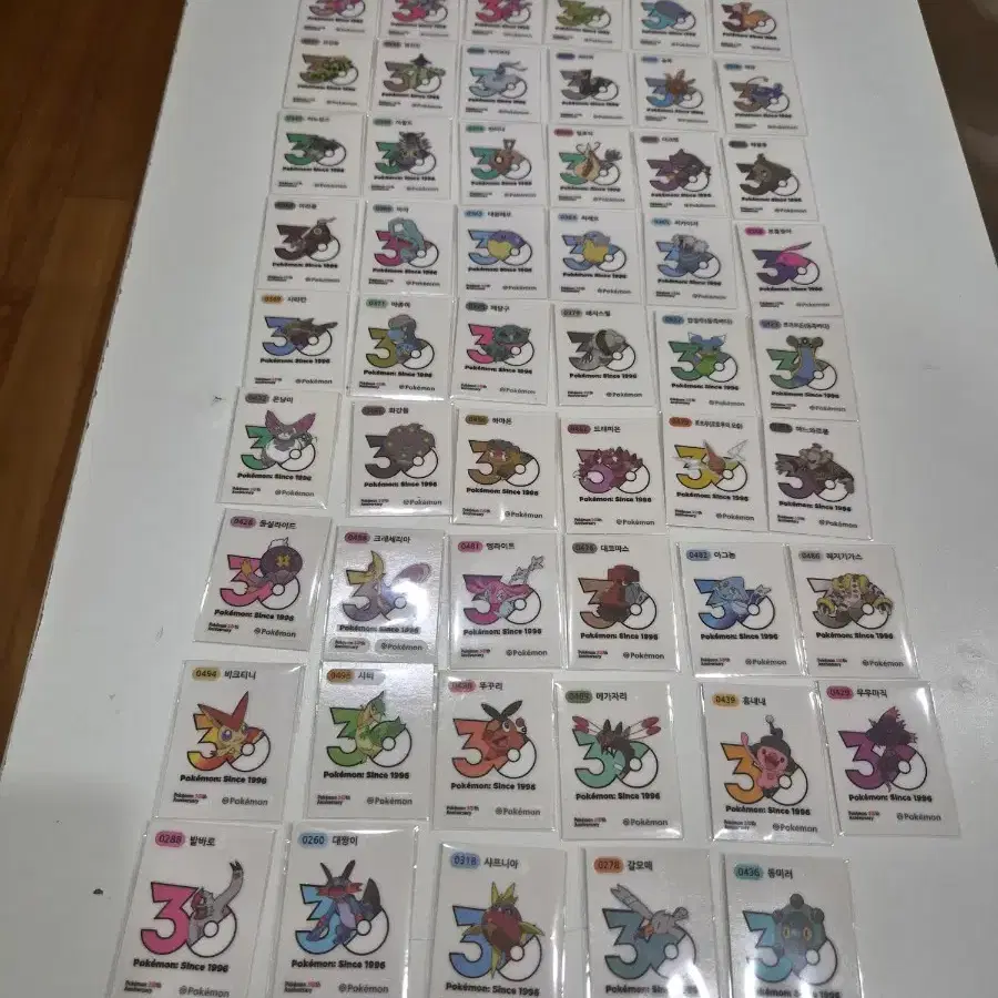 포켓몬 30주년 로고씰