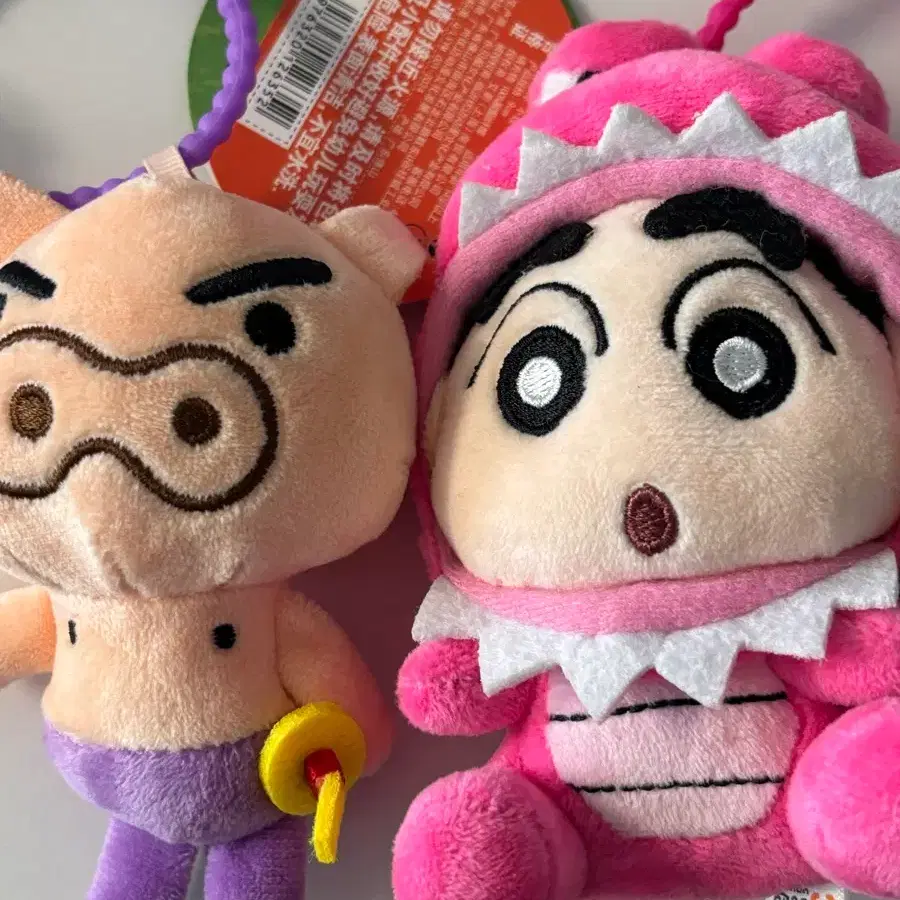 부리부리몬 인형&짱구 인형 키링