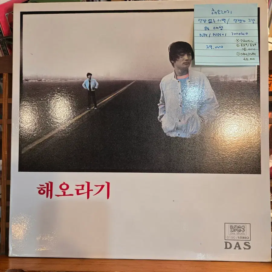 해오라기.만남없는이별/언젠가그날.84.대성.NM/NM+.민트급LP