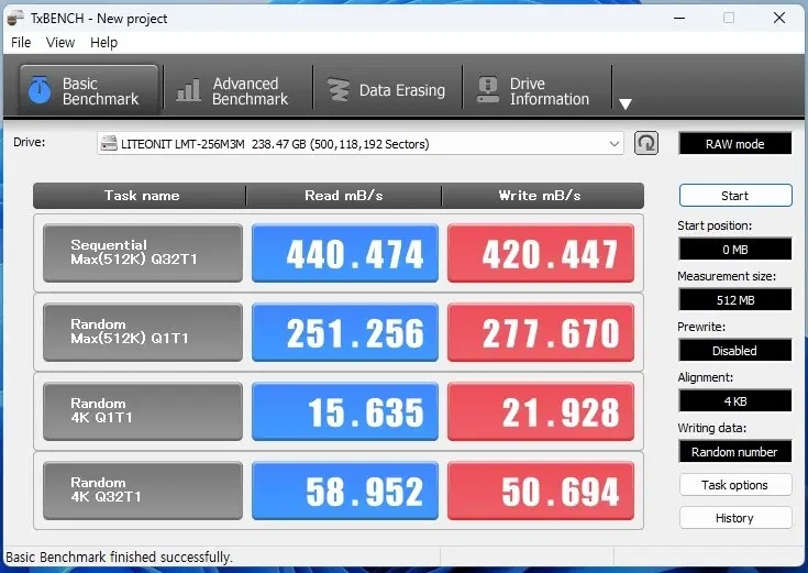 라이트온 mSATA SSD 256GB (상태 최상 100% )