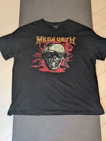 [ 공식 ] MEGADETH 메가데스 밴드 T셔츠 XXL 블랙
