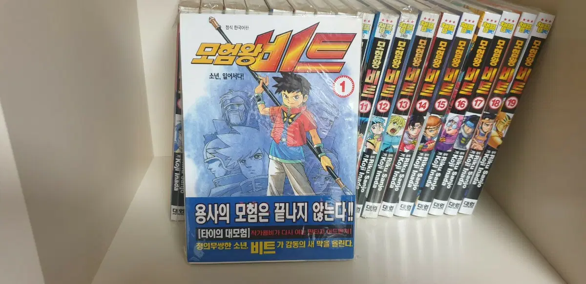 모험왕 비트 1~19권 소장용 타이의 대모험 리쿠 산조 작품