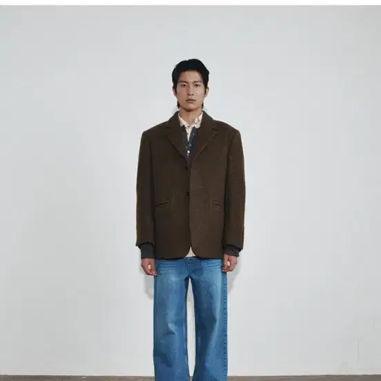 호이테 het square wool single jacket