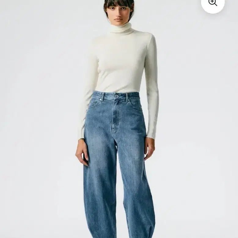 Tibi 커브드 데님팬츠 27