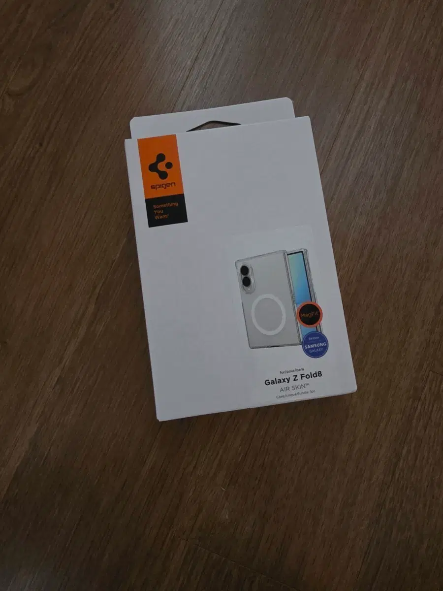 (무료배송) 슈피겐 폴드 8 에어스킨 맥핏 클리어 케이스 미개봉 새제품