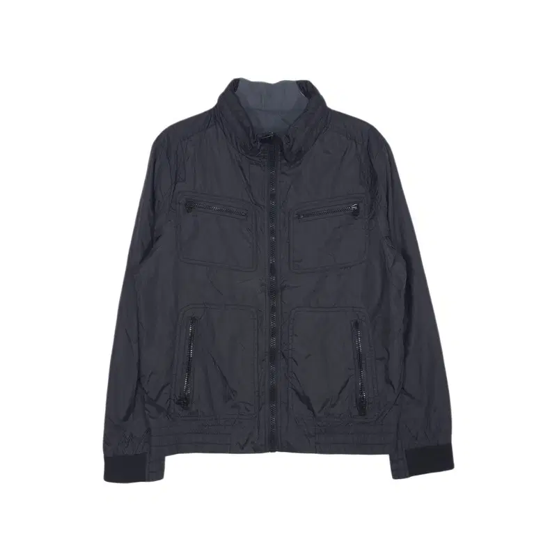 FRJ JEANS 멀티 포켓 하이넥 필드 자켓 100