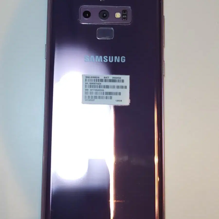 갤럭시노트9 128GB 브라운 무잔상폰 판매해요