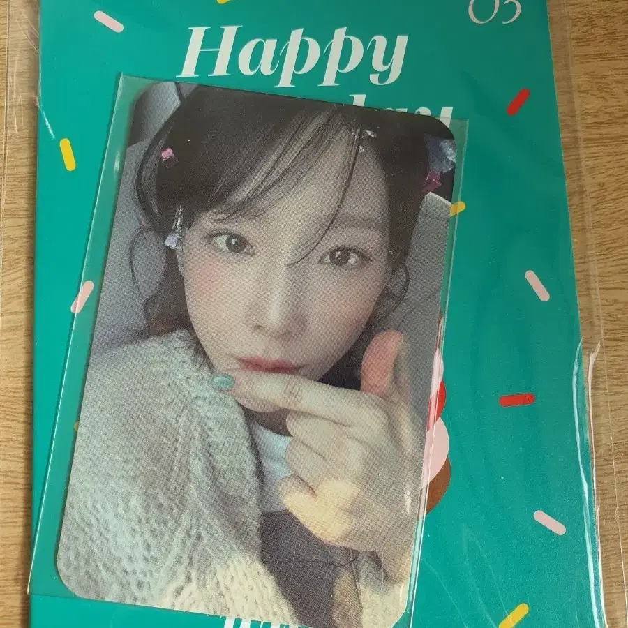 소녀시대 태연 생일 포카