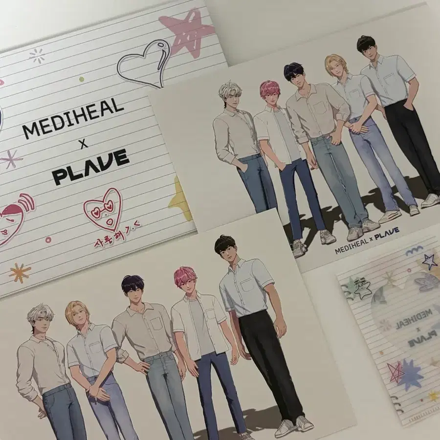 플레이브 메디힐 나눔 엽서 포카홀더
