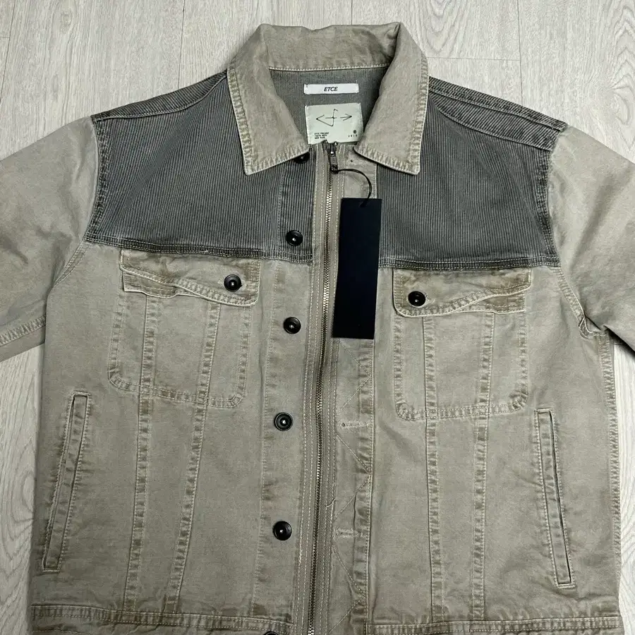 [ETCE] DYED ZIPPER TRUCKER JACKET 2.0