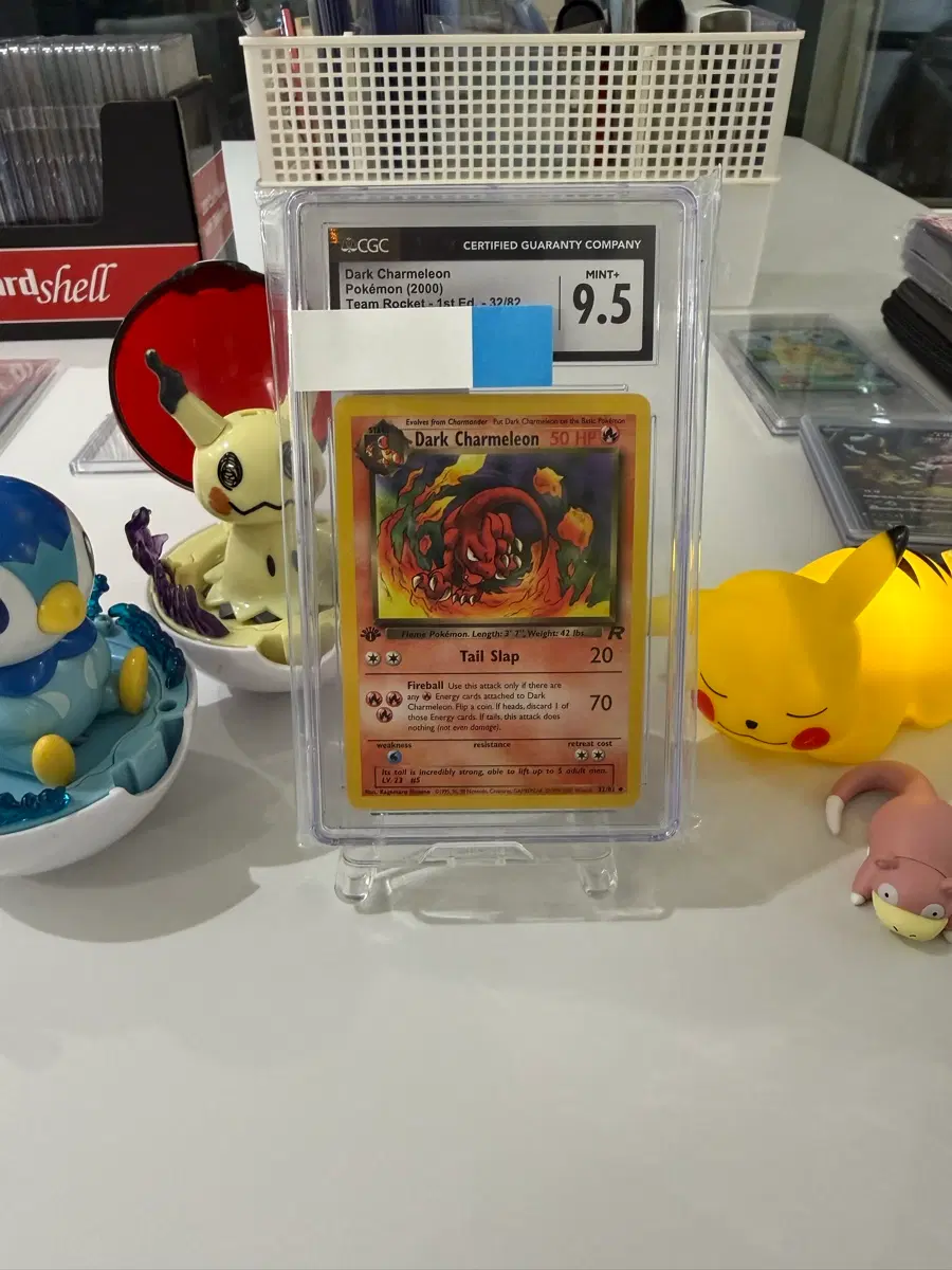 포켓몬 TCG 다크 리자드 U 로켓단 (영문판) 1st Ed. 32/82 CGC9.5