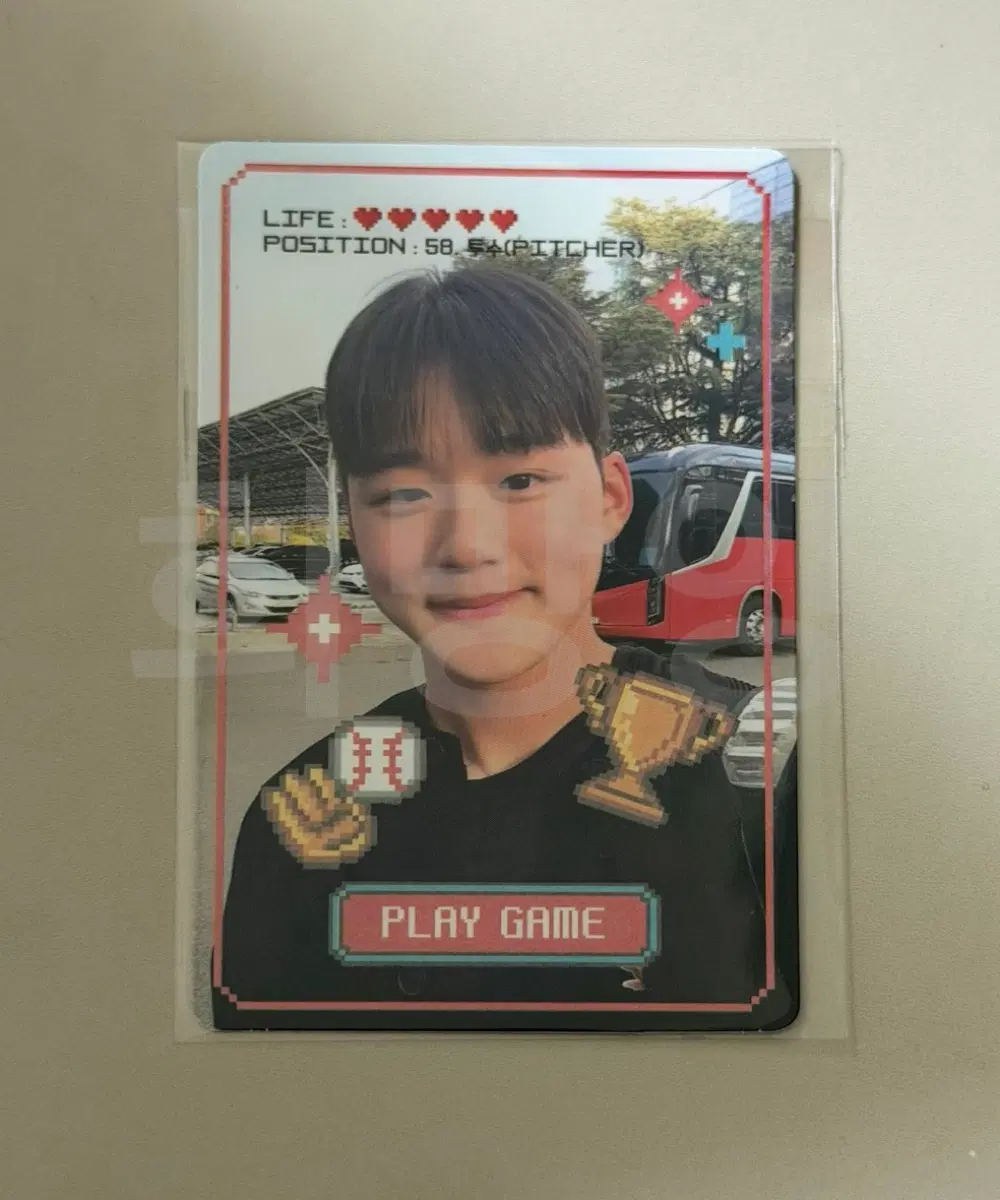 롯데자이언츠 박준우 선수 포토카드