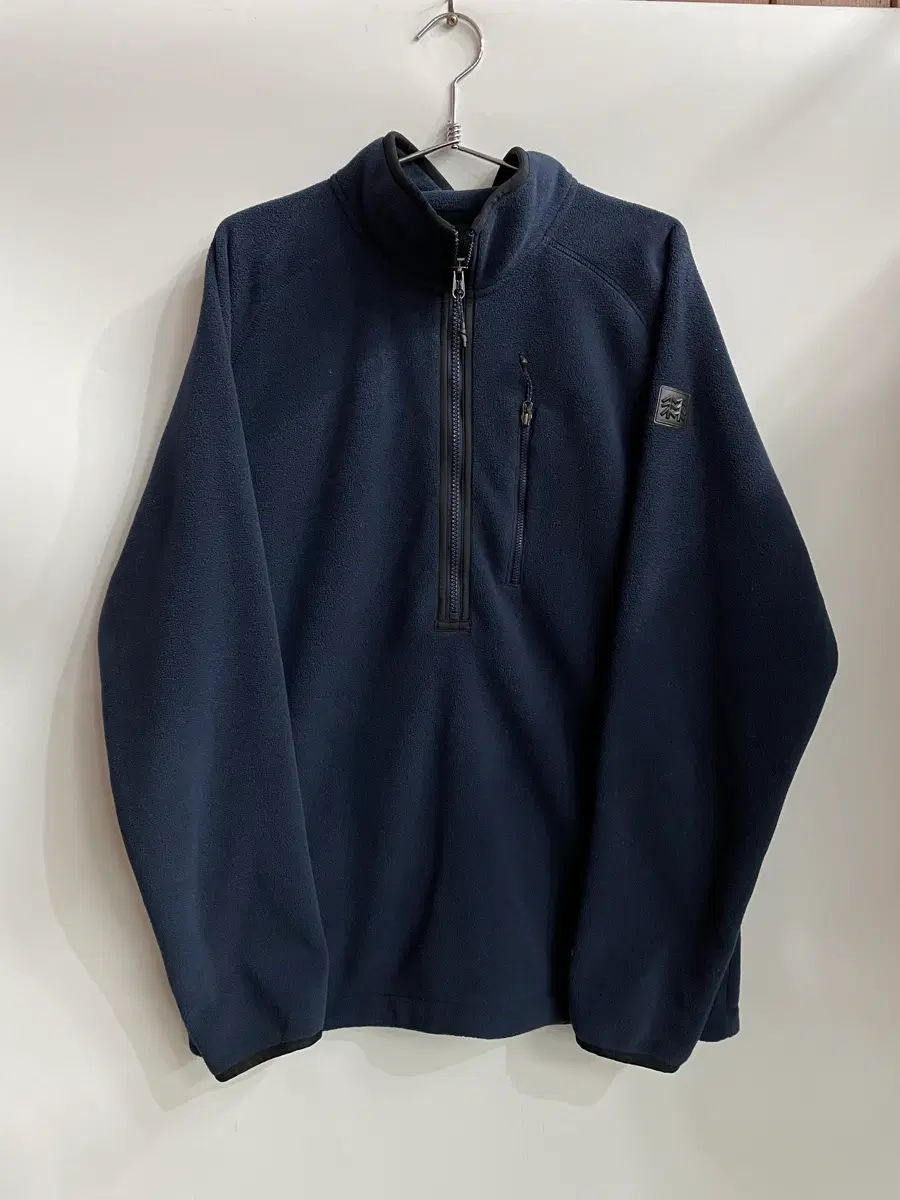 100] 코오롱스포츠(KOLON SPORT) 폴라텍 하프 집업 플리스 티셔츠 (네이비) 3.0