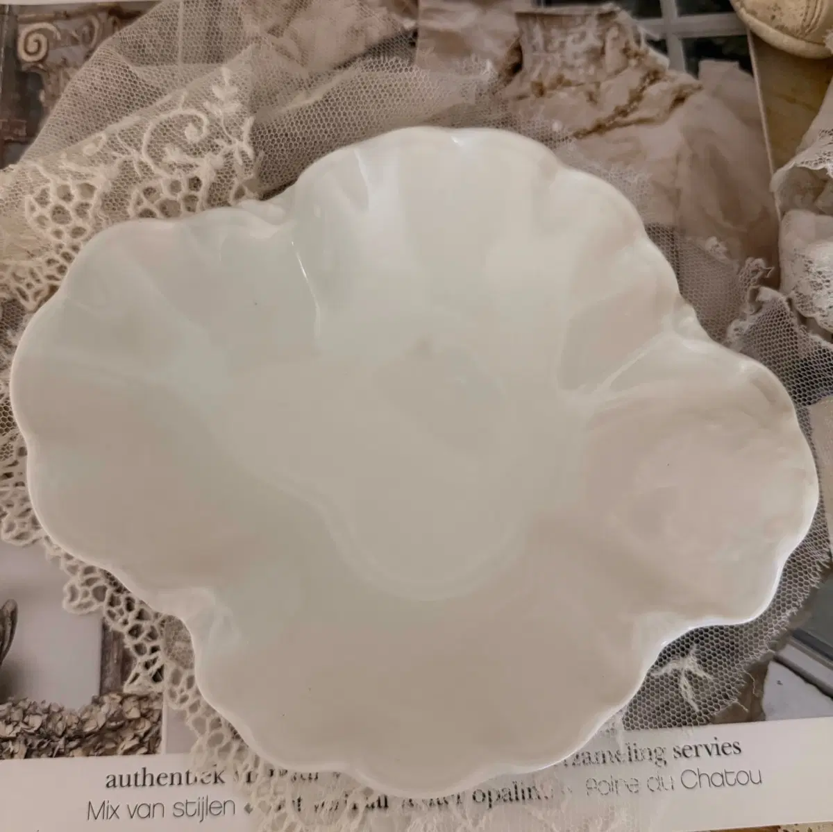Haviland RANSON WHITE Relish Dish