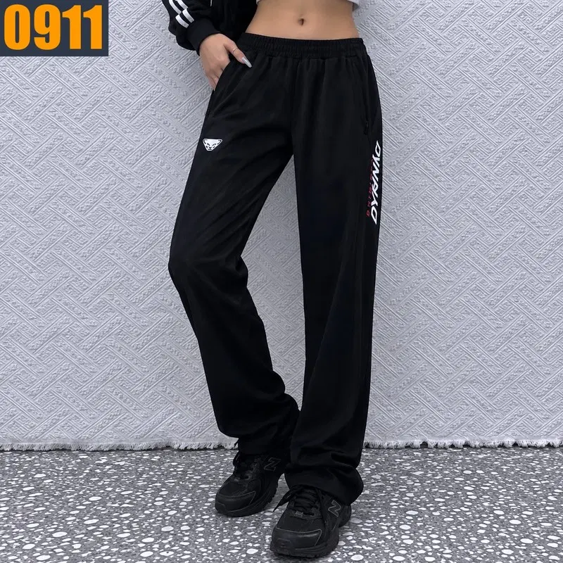 28 DYNAFIT 다이나핏 블랙 로고 밴딩 트레이닝 팬츠 S