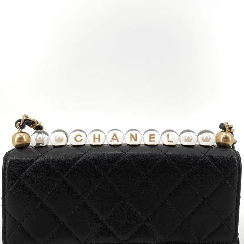 샤넬 고트스킨 비즈 CHANEL 로고 플랩백 크로스백 사진 8