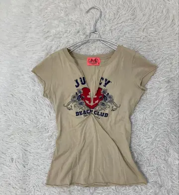 [ 구하기 어려움 Y2K ] JUICY COUTURE 반팔 T셔츠 갸루 USA제