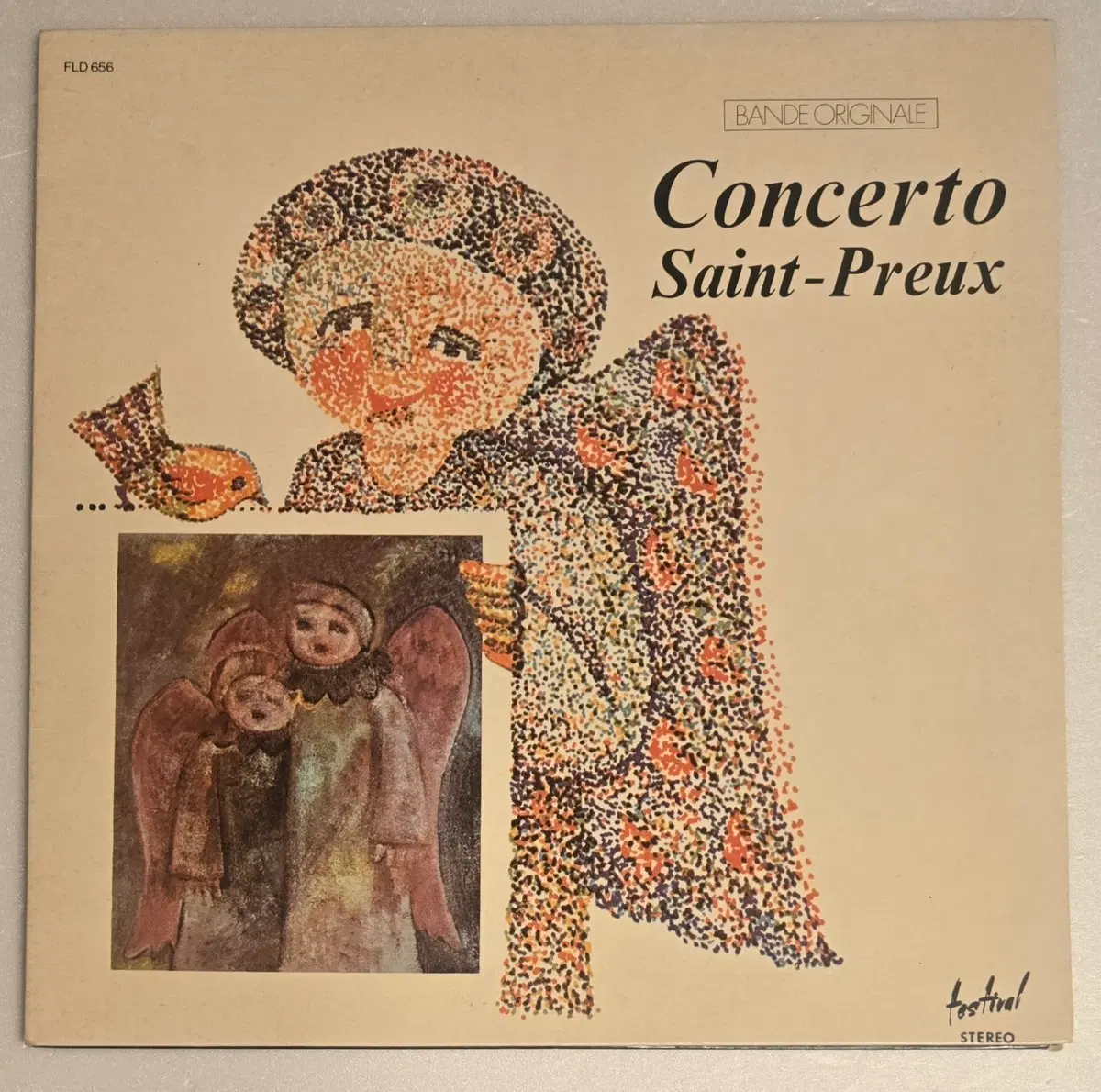 SAINT-PREUX - Concerto Pour Une Voix 다니엘 리까리 '목소리를 위한 협주곡' LP ( 프랑스 Festival )