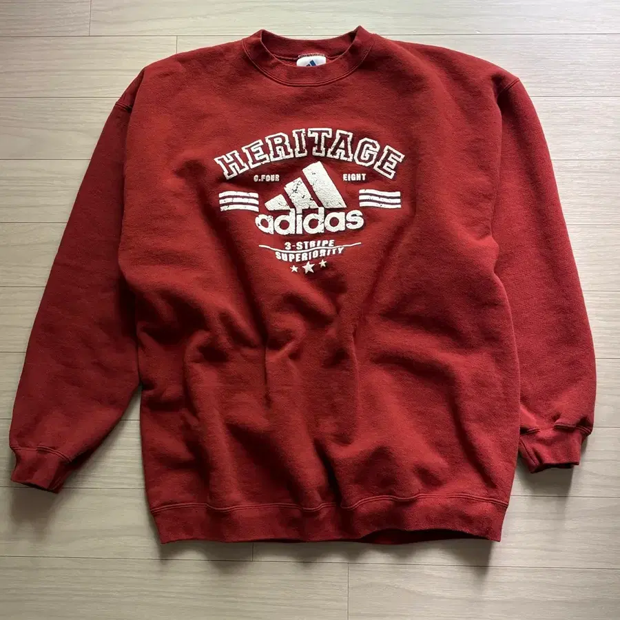90s Adidas USA 헤리티지 그래픽 스웨트셔츠 XL