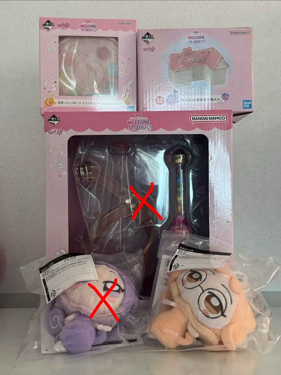 꼬마마법사 레미 오쟈마죠 도레미 이치방 쿠지 c상 에코백 파우치 라스트원 d상 메이 인형