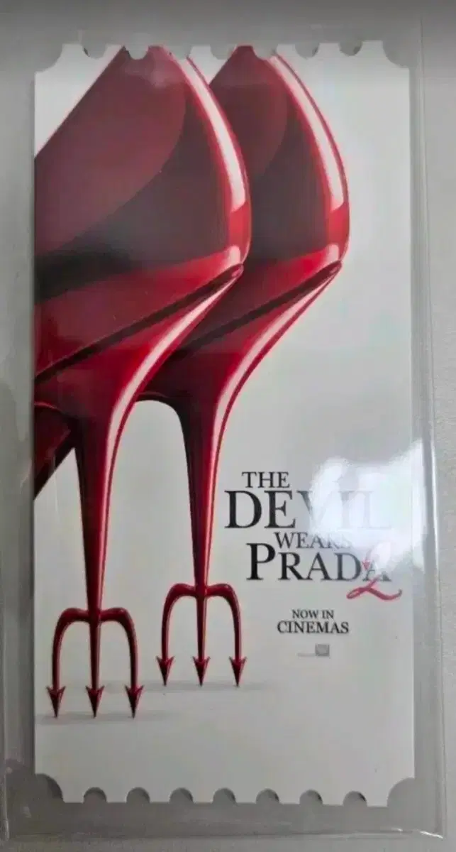악마는프라다를입는다 오리지널티켓