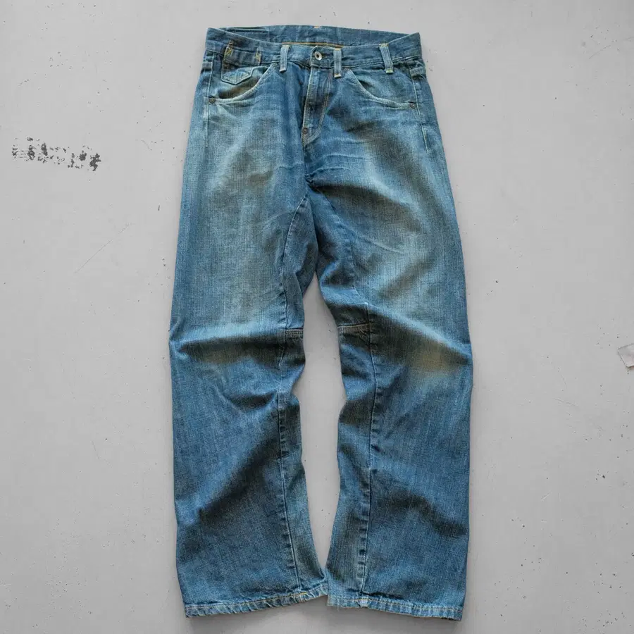 지스타로우 Curved Jeans