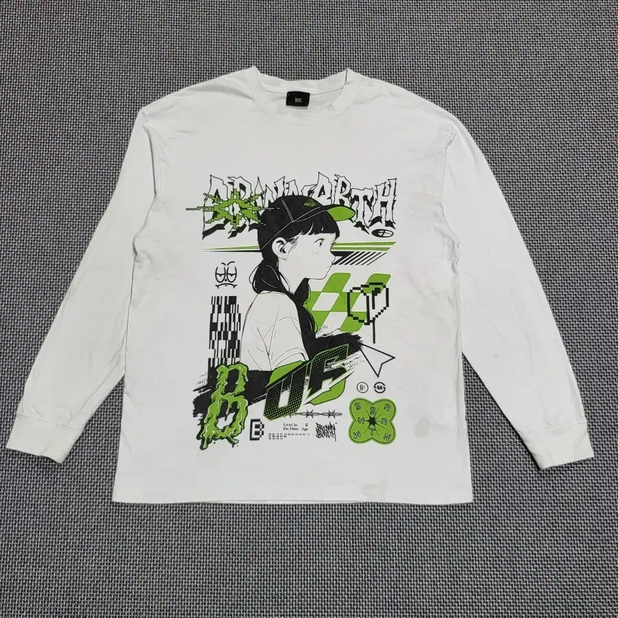 브라운브레스 CONFUSION LONGSLEEVE 긴팔 화이트 (L)