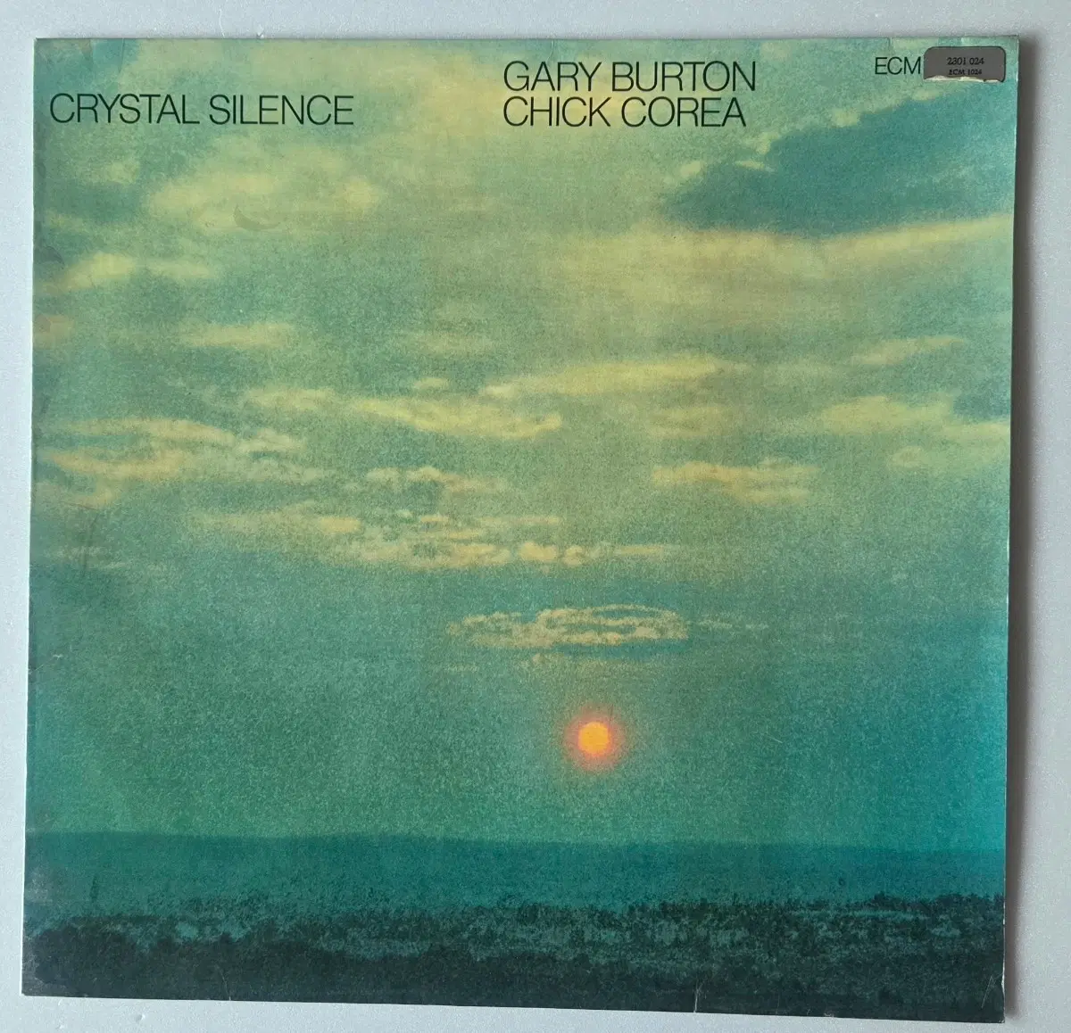 GARY BURTON / CHICK COREA - CRYSTAL SILENCE LP ( ECM 초반 1973 독일 오리지널 )
