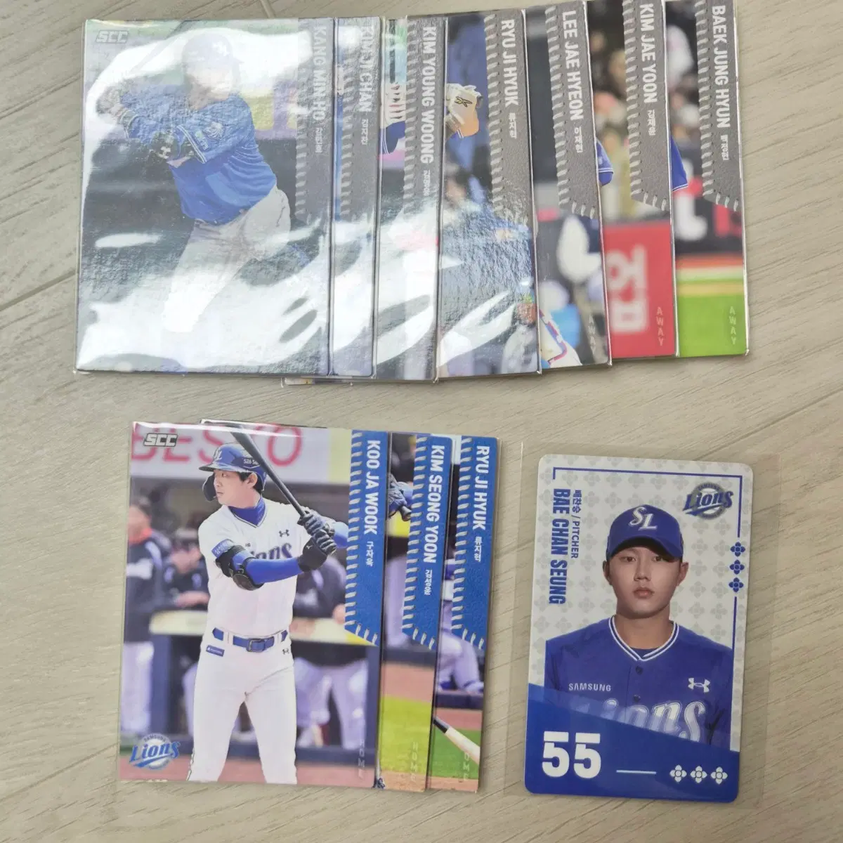 삼성 라이온즈 KBO/SCC 카드 & 비빔면 포카 일괄 판매해요!