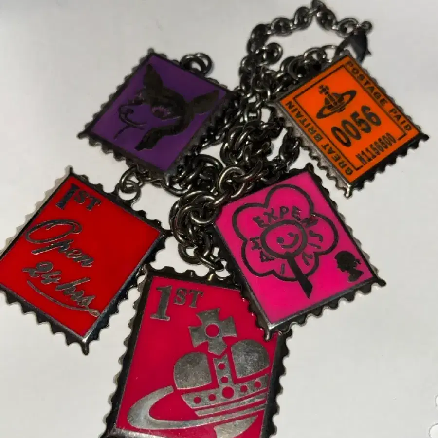 Vivienne Westwood 90년대 아카이브 스탬프 목걸이 / 비비안웨스트우드