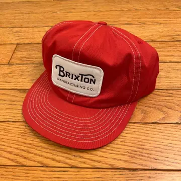 Brixton 스냅백 캡 레드 빨간색 GRADE