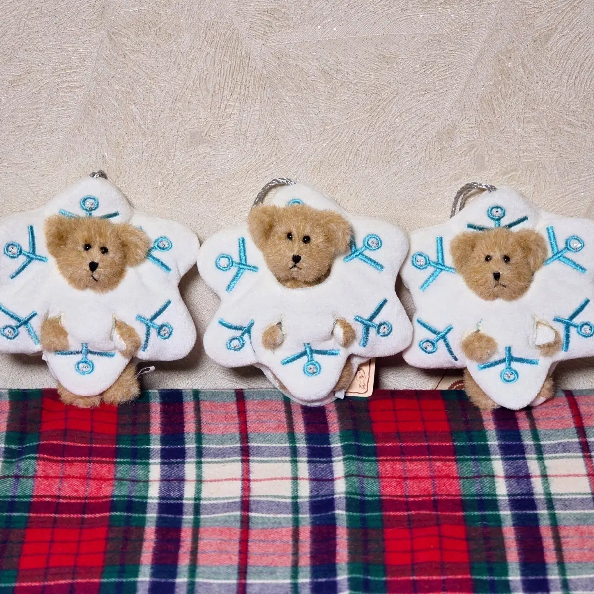Boyds Bears 보이즈베어 쪼꼬미 눈꽃 눈송이 빈티지인형 테디베어 곰돌이 장식 수집 오너먼트 크리스마스 겨울 소품