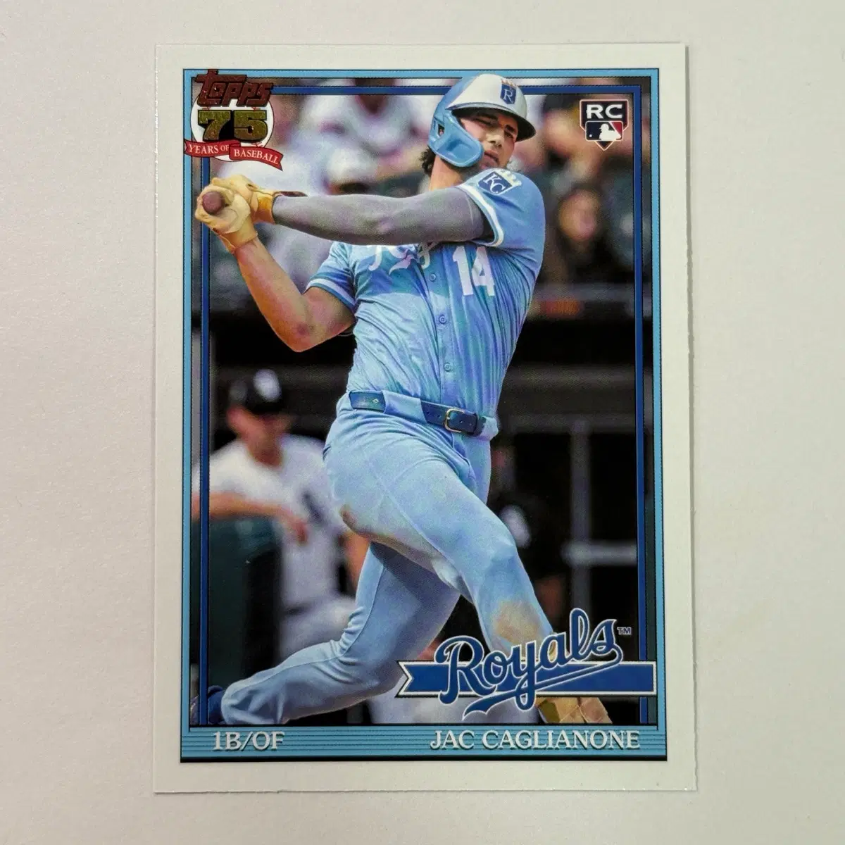 [루키] 캔자스 시티 잭 캐글리온 루키 탑스 MLB 야구 카드