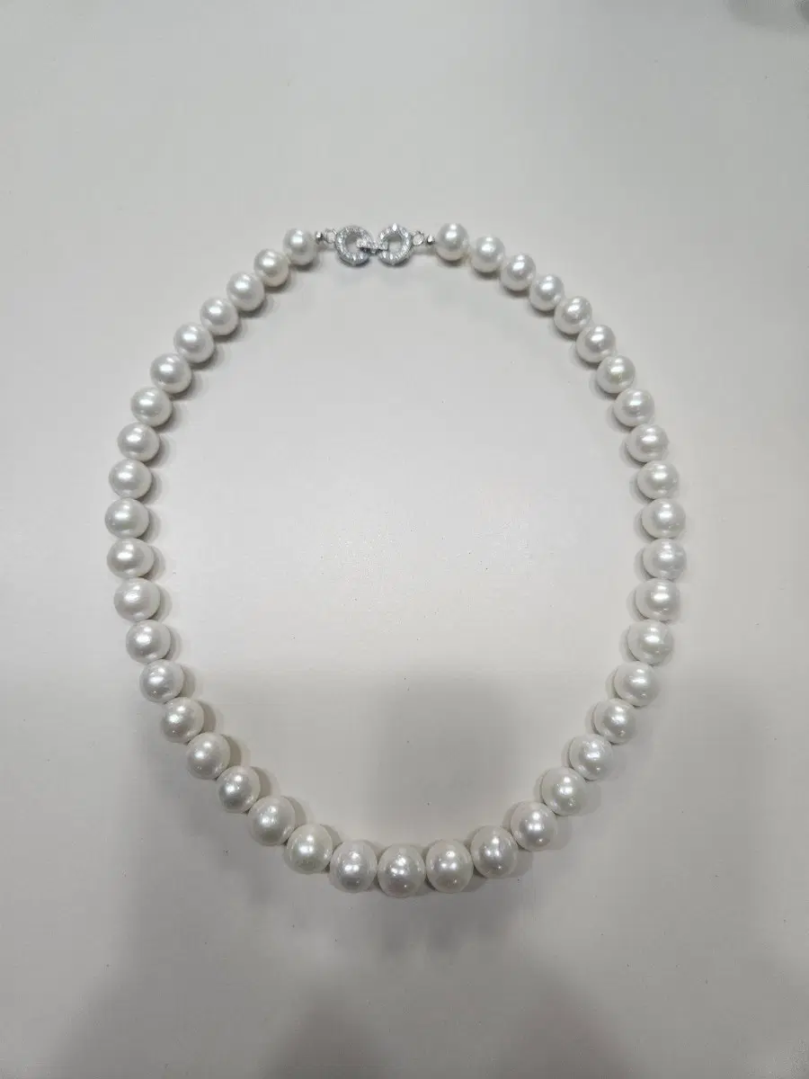 10mm 천연 담수진주 목걸이