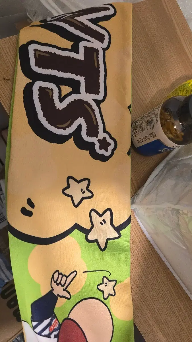 롯데 자이언츠 짱구 초코비 응원타올