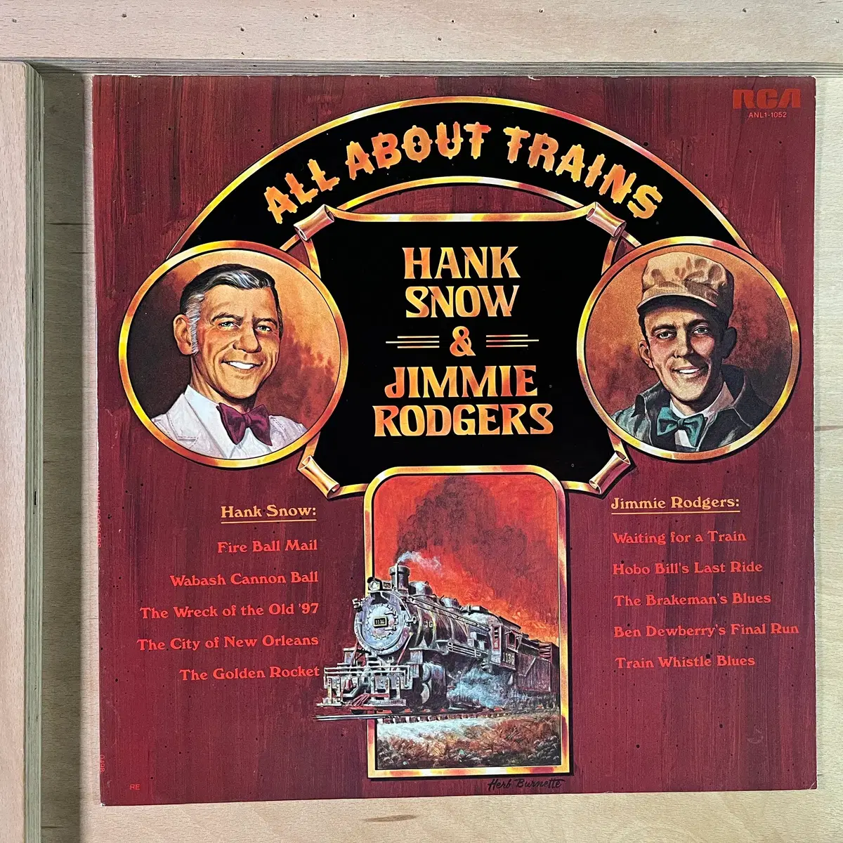 Hank Snow & Jimmie Rodgers 미국 1975년 LP
