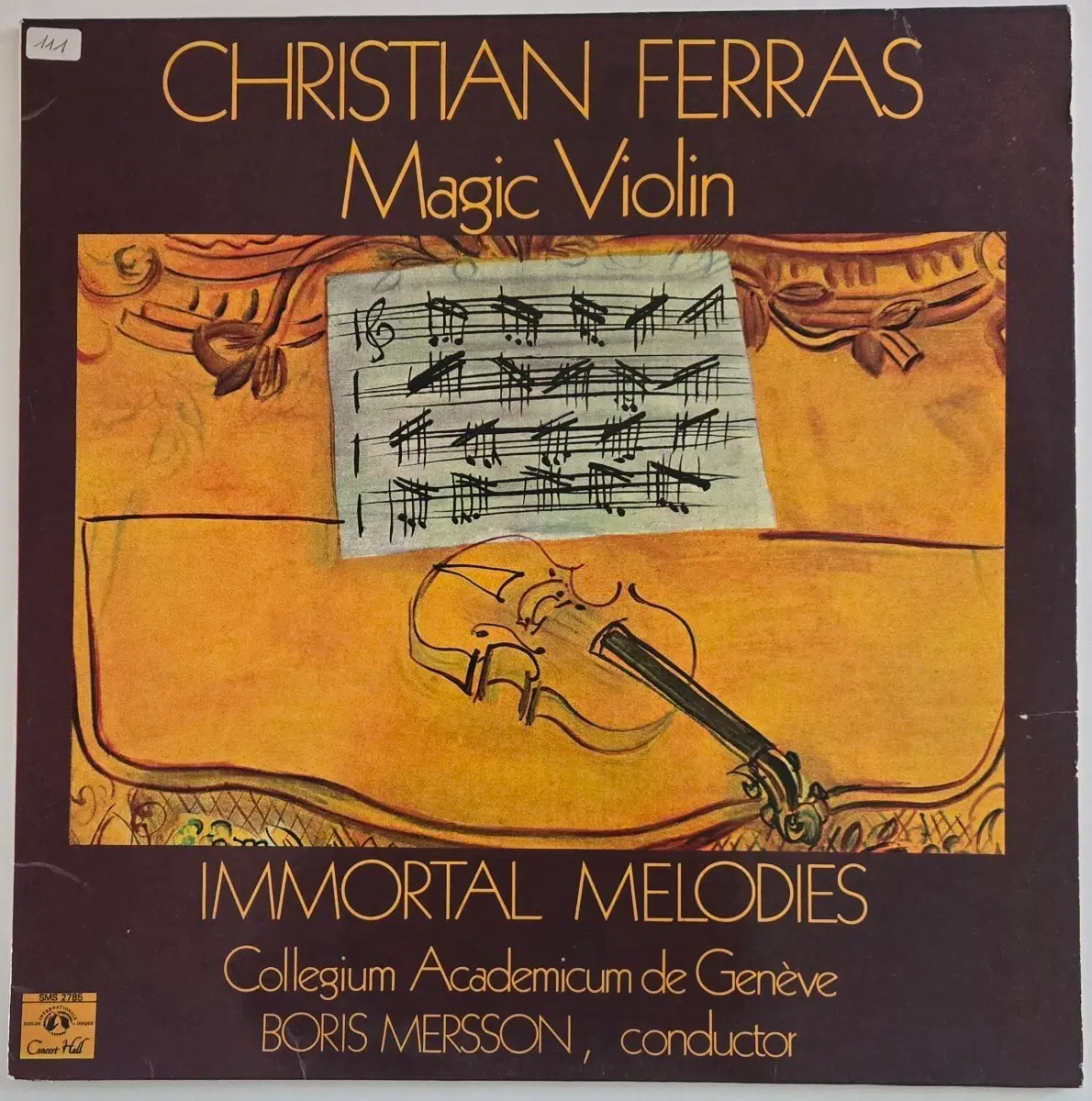 크리스티앙 페라스 - Magic Violin 불멸의 멜로디 LP ( 프랑스 1972년 오리지널 초반 Stereo )