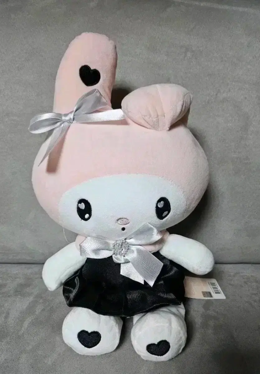 정품 산리오 마이멜로디 블랙하트 25cm 중형 인형