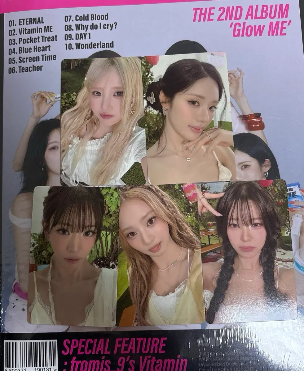 프로미스나인 콘서트 D-3 입장 포카