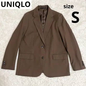 [미사용급] UNIQLO 유니클로 릴랙스 테일러드 자켓 브라운 S