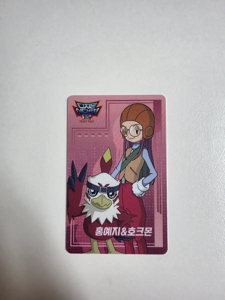 디지몬 어드벤처 홍예지&호크몬 카드